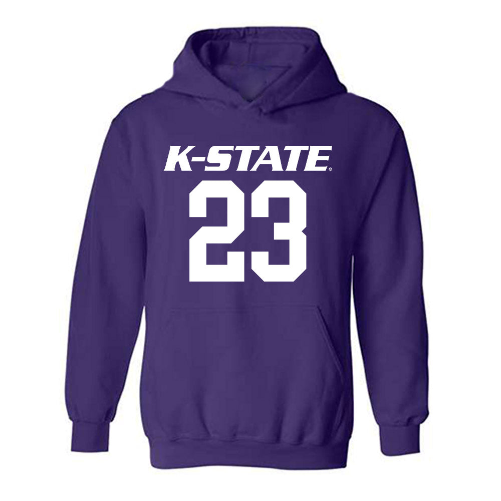 Kansas State - NCAA Baseball : Jonah Reich - Classic Shersey Hooded Sweatshirt-0