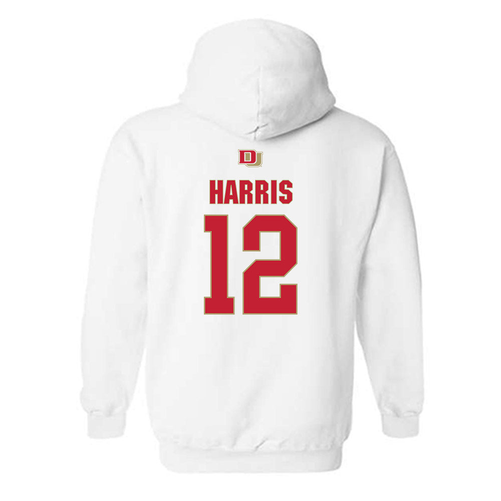 DU - NCAA Men's Ice Hockey : Samuel Harris - Classic Shersey Hooded Sweatshirt-1