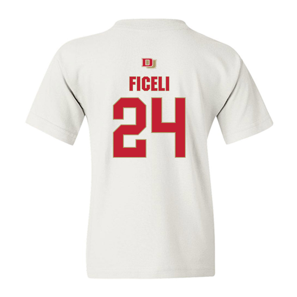 DU - NCAA Men's Lacrosse : Luke Ficeli - Classic Shersey Youth T-Shirt-1