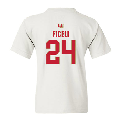 DU - NCAA Men's Lacrosse : Luke Ficeli - Classic Shersey Youth T-Shirt-1