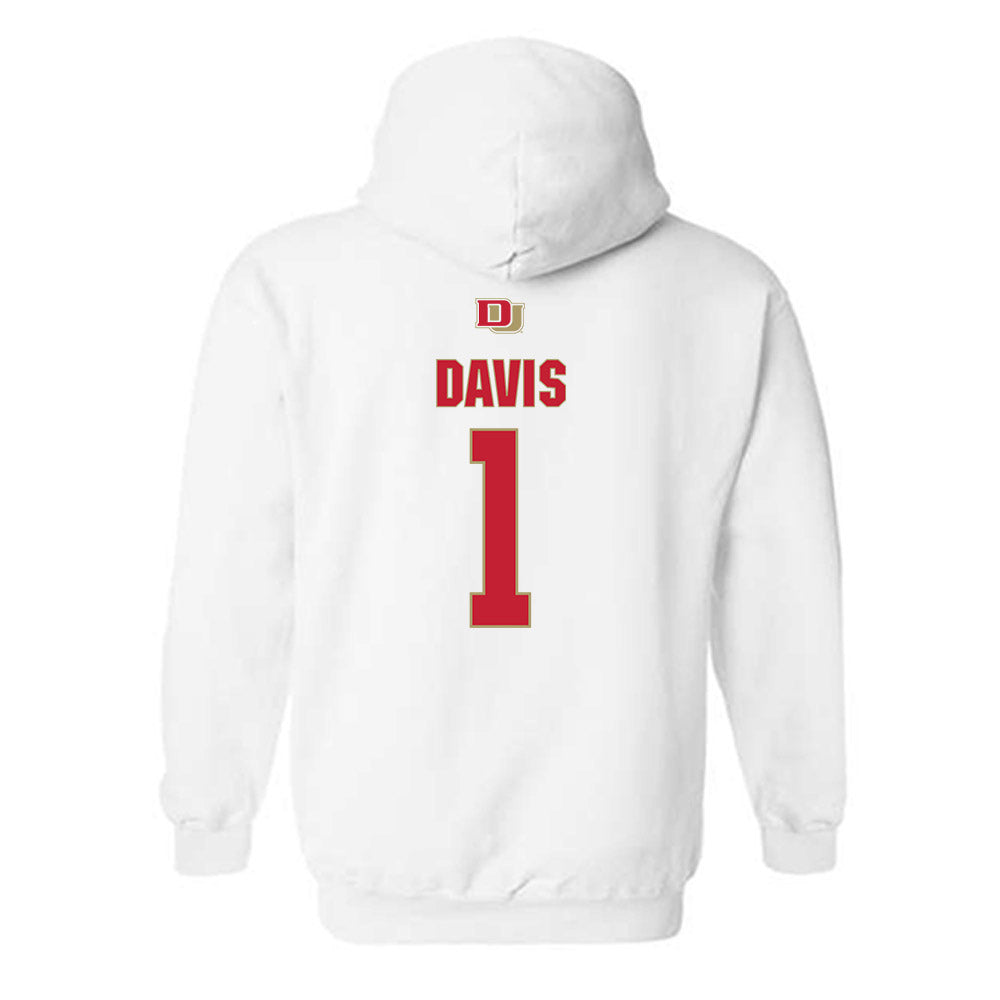 DU - NCAA Men's Lacrosse : Brody Davis - Classic Shersey Hooded Sweatshirt-1