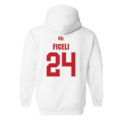 DU - NCAA Men's Lacrosse : Luke Ficeli - Classic Shersey Hooded Sweatshirt-1