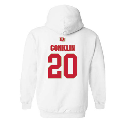 DU - NCAA Women's Volleyball : Abby Conklin - Classic Shersey Hooded Sweatshirt-1