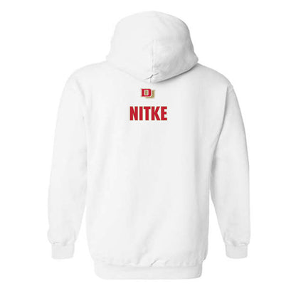 DU - NCAA Women's Swimming & Diving : Sienna Nitke - Classic Shersey Hooded Sweatshirt-1