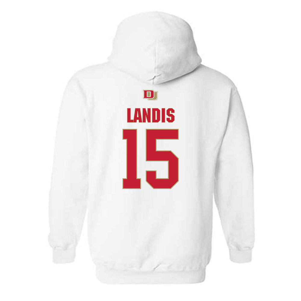DU - NCAA Women's Volleyball : Katelyn Landis - Classic Shersey Hooded Sweatshirt-1
