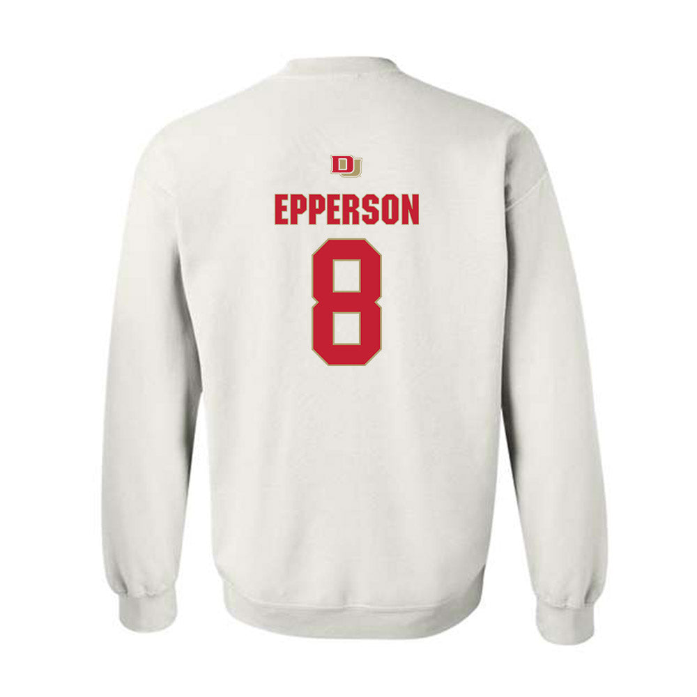 DU - NCAA Men's Ice Hockey : Kristian Epperson - Classic Shersey Crewneck Sweatshirt-1