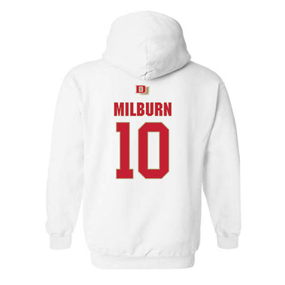 DU - NCAA Men's Ice Hockey : Brady Milburn - Classic Shersey Hooded Sweatshirt-1