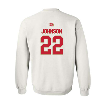 DU - NCAA Men's Lacrosse : Dakota Johnson - Classic Shersey Crewneck Sweatshirt-1