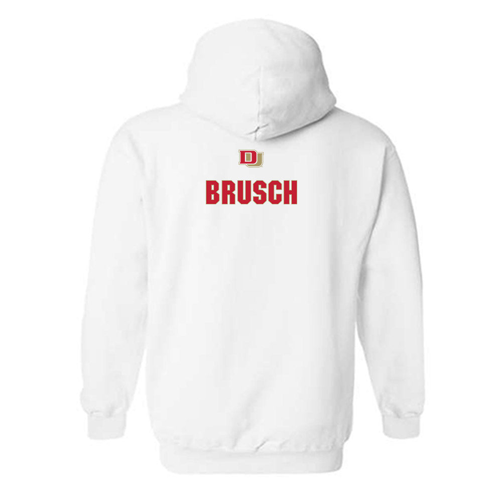 DU - NCAA Women's Gymnastics : Mila Brusch - Classic Shersey Hooded Sweatshirt-1