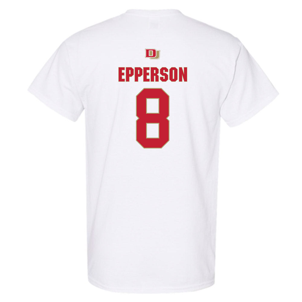 DU - NCAA Men's Ice Hockey : Kristian Epperson - Classic Shersey T-Shirt-1