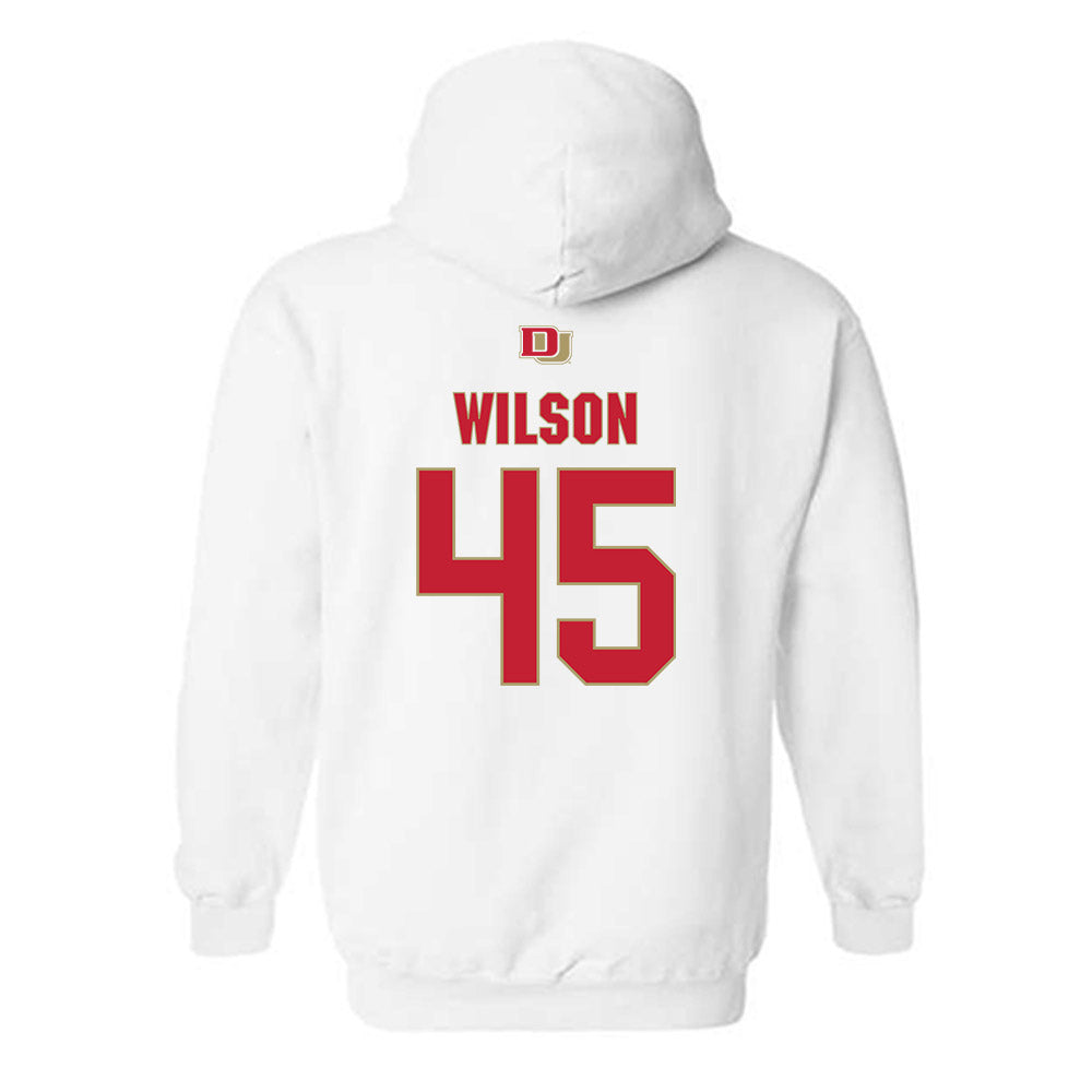 DU - NCAA Women's Lacrosse : Raegan Wilson - Classic Shersey Hooded Sweatshirt-1