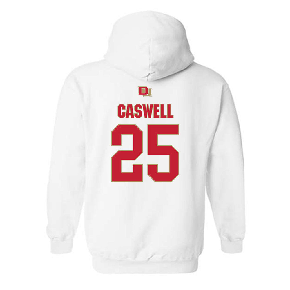 DU - NCAA Men's Ice Hockey : Clarke Caswell - Classic Shersey Hooded Sweatshirt-1