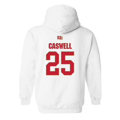 DU - NCAA Men's Ice Hockey : Clarke Caswell - Classic Shersey Hooded Sweatshirt-1