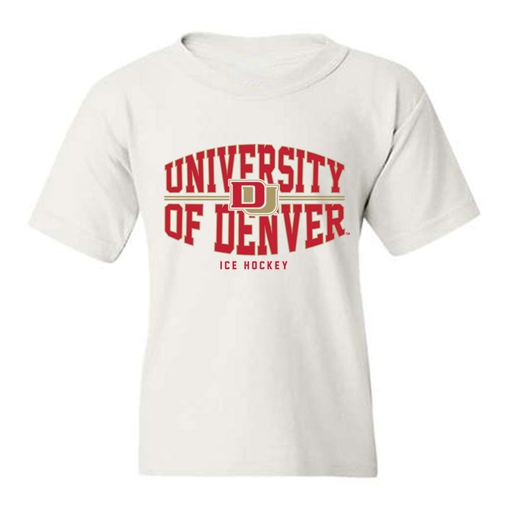 DU - NCAA Men's Ice Hockey : Jack Devine - Classic Shersey Youth T-Shirt-0