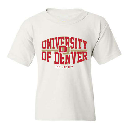 DU - NCAA Men's Ice Hockey : Jack Devine - Classic Shersey Youth T-Shirt-0