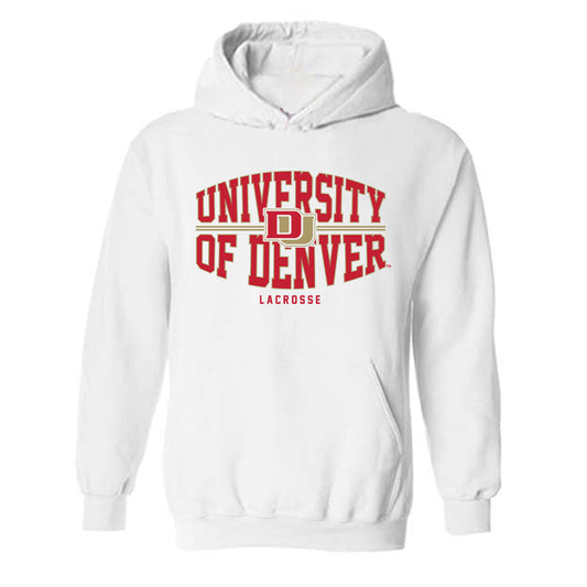DU - NCAA Men's Lacrosse : Steele Crissman - Classic Shersey Hooded Sweatshirt-0
