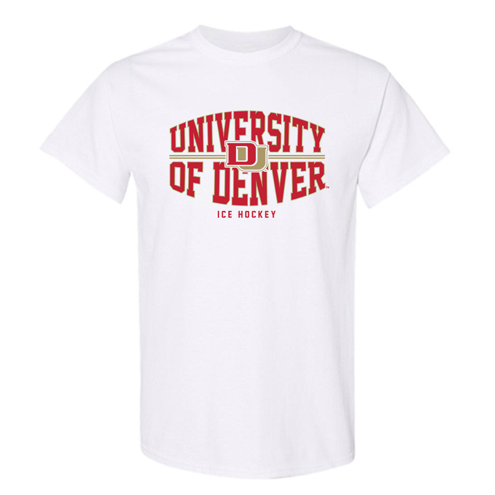 DU - NCAA Men's Ice Hockey : Jack Devine - Classic Shersey T-Shirt-0
