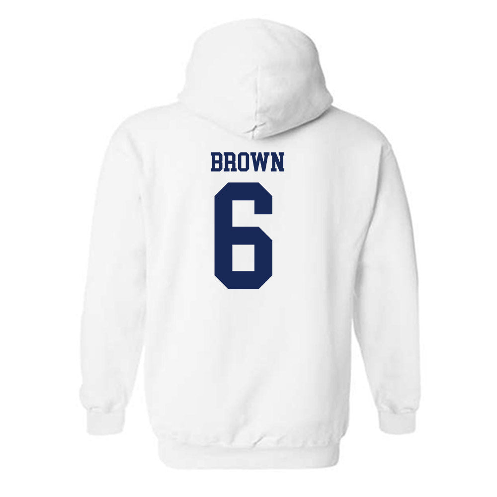 Marquette - NCAA Women's Lacrosse : Haley Brown - Generic Shersey Hooded Sweatshirt-1