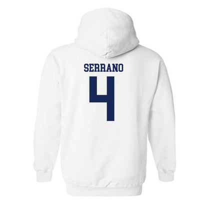 Marquette - NCAA Women's Lacrosse : Dani Serrano - Generic Shersey Hooded Sweatshirt-1