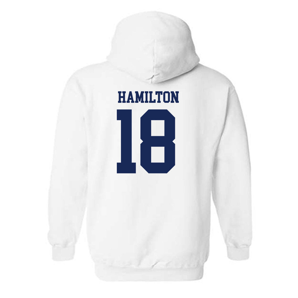 Marquette - NCAA Men's Basketball : Caedin Hamilton - Generic Shersey Hooded Sweatshirt-1