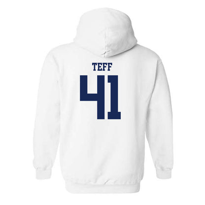 Marquette - NCAA Men's Lacrosse : Troy Teff - Generic Shersey Hooded Sweatshirt-1