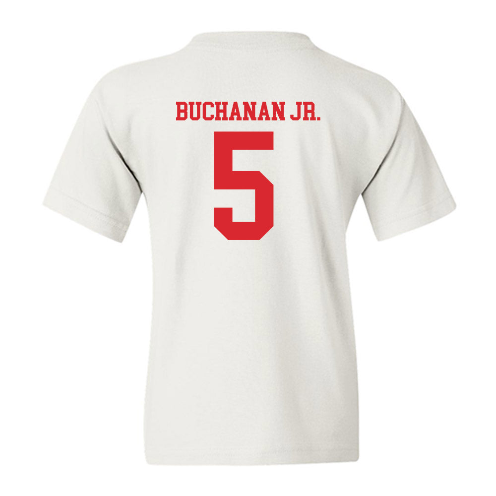 Rutgers - NCAA Men's Basketball : Darren Buchanan Jr. - Classic Shersey Youth T-Shirt-1