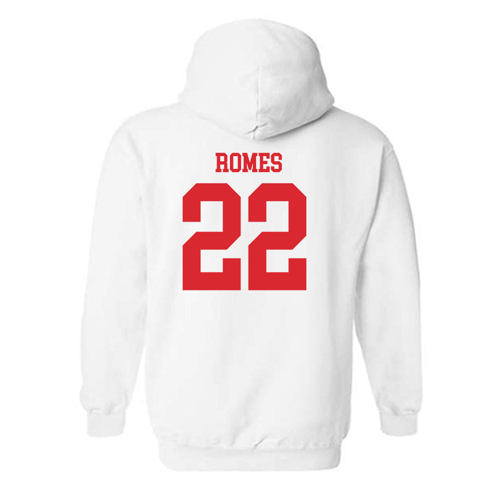 Rutgers - NCAA Women's Volleyball : Malia Romes - Classic Shersey Hooded Sweatshirt-1