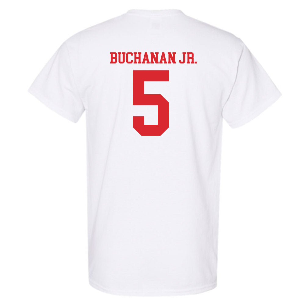 Rutgers - NCAA Men's Basketball : Darren Buchanan Jr. - Classic Shersey T-Shirt-1