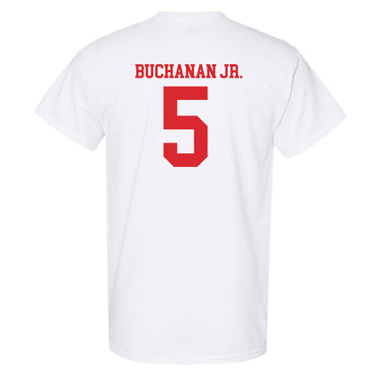 Rutgers - NCAA Men's Basketball : Darren Buchanan Jr. - Classic Shersey T-Shirt-1