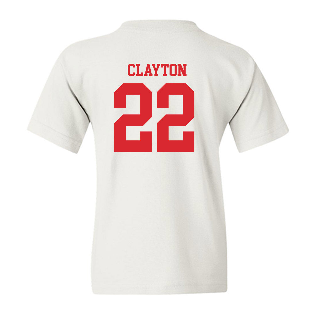 Rutgers - NCAA Football : Michael Clayton - Classic Shersey Youth T-Shirt-1