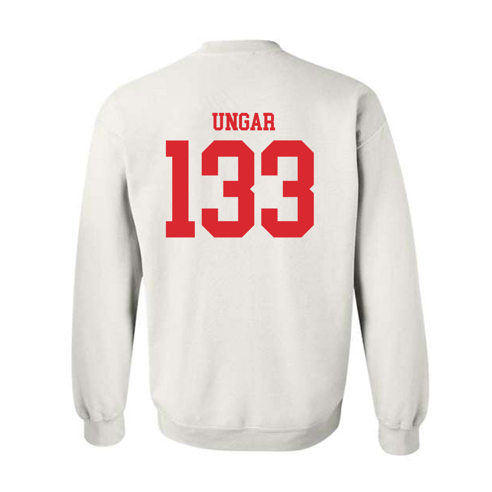Rutgers - NCAA Wrestling : Brett Ungar - Classic Shersey Crewneck Sweatshirt-1