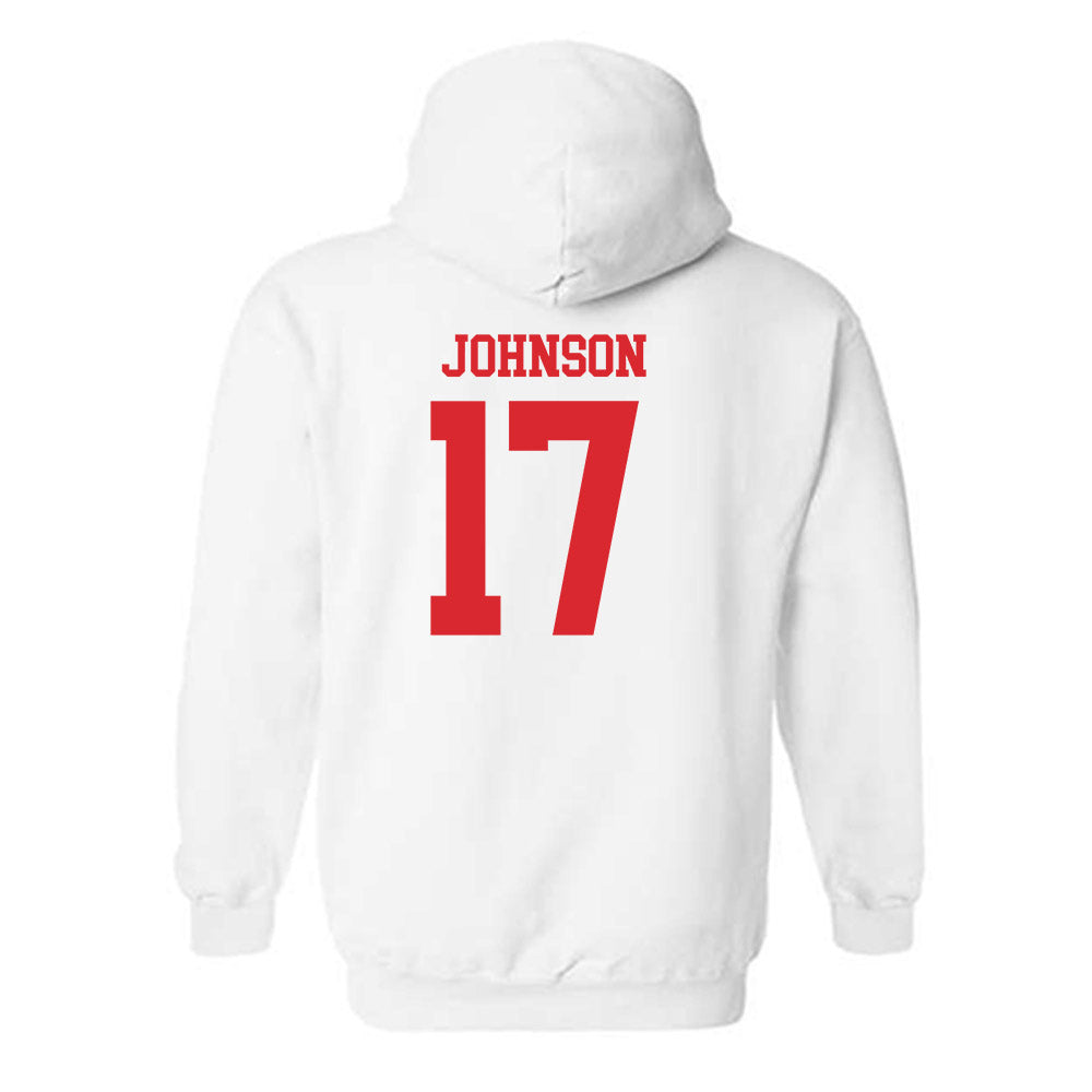 Rutgers - NCAA Football : MJ Johnson - Classic Shersey Hooded Sweatshirt-1