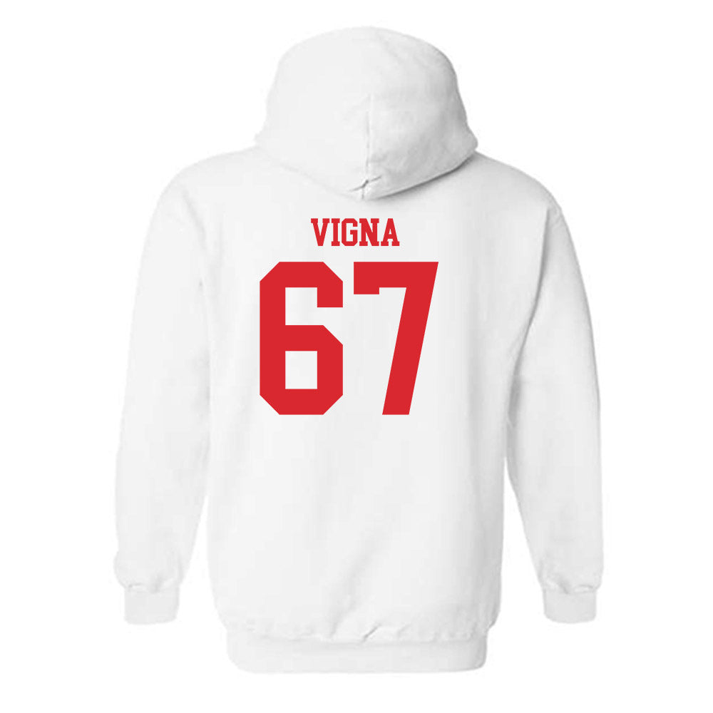 Rutgers - NCAA Football : Christopher Vigna - Classic Shersey Hooded Sweatshirt-1
