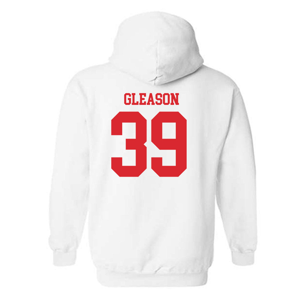 Rutgers - NCAA Baseball : Zachary Gleason - Classic Shersey Hooded Sweatshirt-1