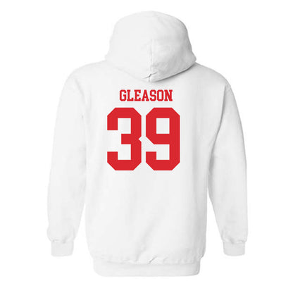 Rutgers - NCAA Baseball : Zachary Gleason - Classic Shersey Hooded Sweatshirt-1