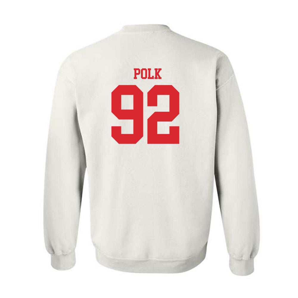 Rutgers - NCAA Football : Jermaine Polk - Classic Shersey Crewneck Sweatshirt-1