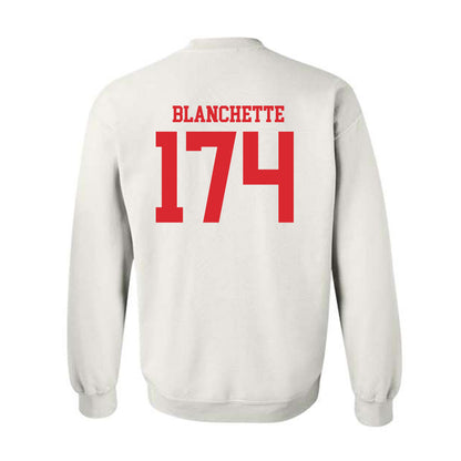 Rutgers - NCAA Wrestling : Nate Blanchette - Classic Shersey Crewneck Sweatshirt-1