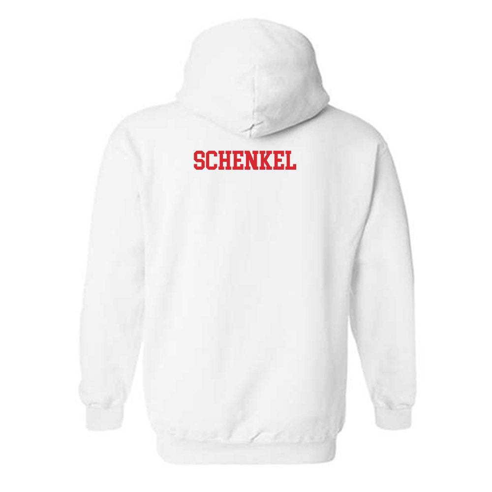 Rutgers - NCAA Women's Gymnastics : Reagan Schenkel - Classic Shersey Hooded Sweatshirt-1