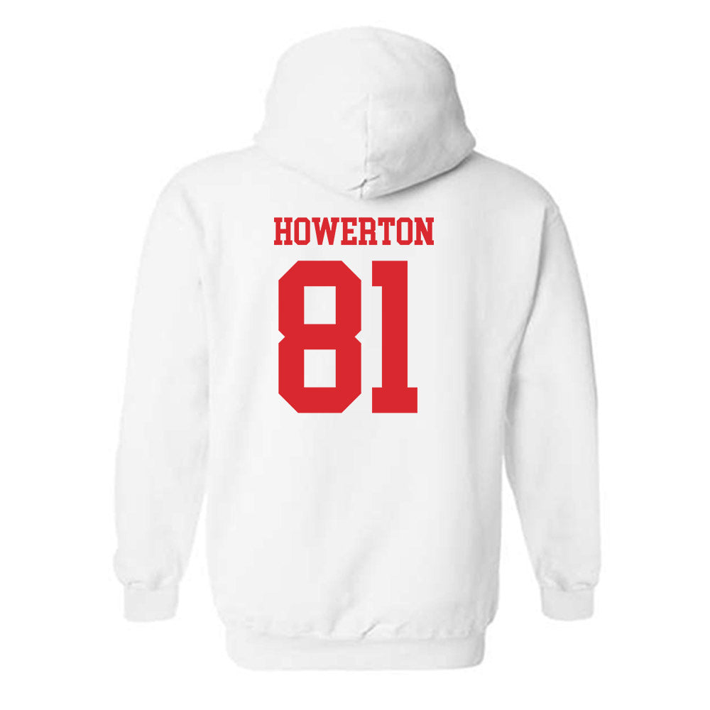 Rutgers - NCAA Football : DJ Howerton - Classic Shersey Hooded Sweatshirt-1