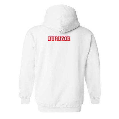 Rutgers - NCAA Women's Cross Country : Success Duruzor - Classic Shersey Hooded Sweatshirt-1
