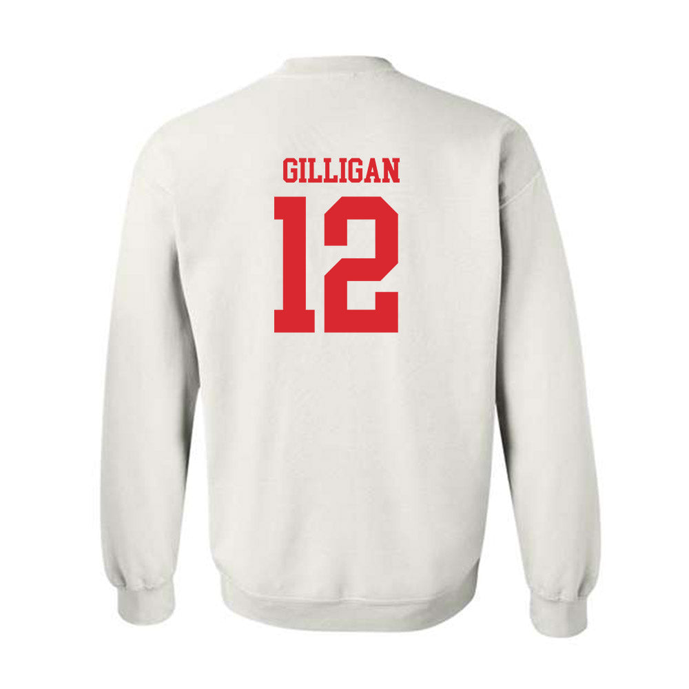 Rutgers - NCAA Baseball : Mickey Gilligan - Classic Shersey Crewneck Sweatshirt-1