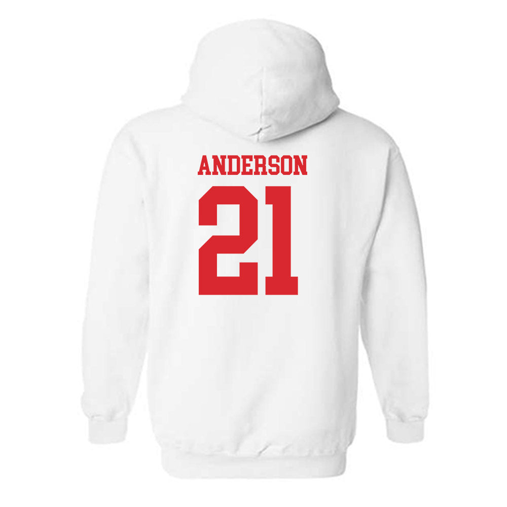 Rutgers - NCAA Football : Devonte Anderson - Classic Shersey Hooded Sweatshirt-1