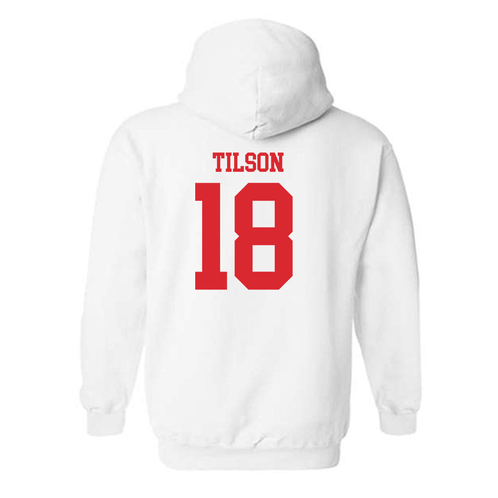 Rutgers - NCAA Football : Messiah Tilson - Classic Shersey Hooded Sweatshirt-1