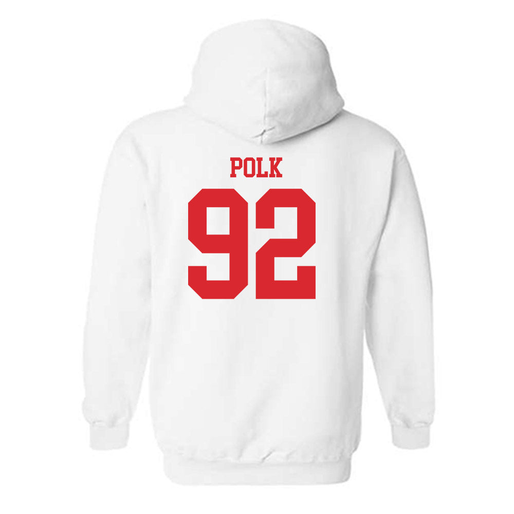 Rutgers - NCAA Football : Jermaine Polk - Classic Shersey Hooded Sweatshirt-1