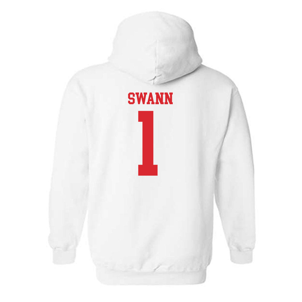 Rutgers - NCAA Women's Basketball : Lauryn Swann - Classic Shersey Hooded Sweatshirt-1