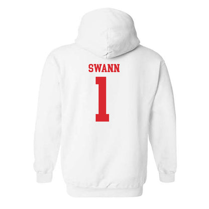Rutgers - NCAA Women's Basketball : Lauryn Swann - Classic Shersey Hooded Sweatshirt-1