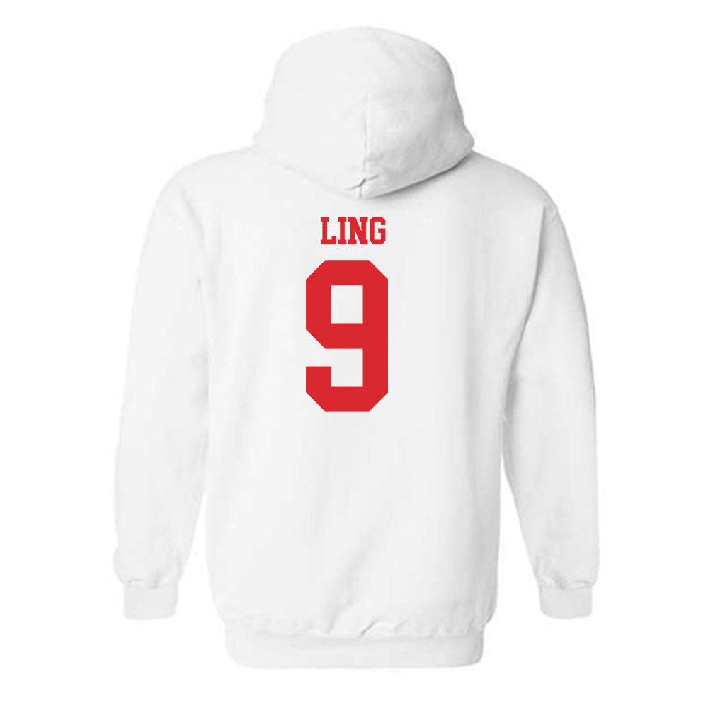 Rutgers - NCAA Women's Lacrosse : Caroline Ling - Classic Shersey Hooded Sweatshirt-1