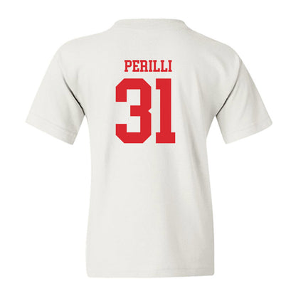 Rutgers - NCAA Baseball : Quinten Perilli - Classic Shersey Youth T-Shirt-1
