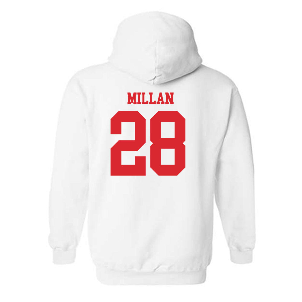 Rutgers - NCAA Softball : Rachel Millan - Classic Shersey Hooded Sweatshirt-1