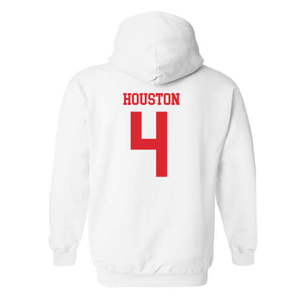Rutgers - NCAA Football : Jourdin Houston - Classic Shersey Hooded Sweatshirt-1